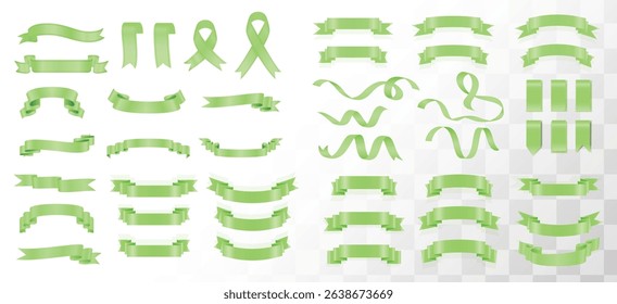 Collection with Eco tags and labels and stickers. Vector illustration, New Label collection set. Sale tags. Discount Green ribbons, banners and icons. Shopping Tags. Sale icons, Green Tags And Ribbon.