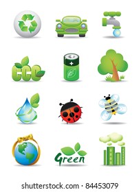 Collection of eco-icons