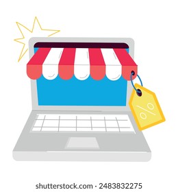 Collection of Ecommerce Flat Stickers 

