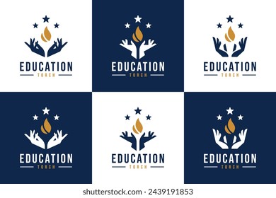 collection of education symbol, spirit and hope , university , logo illustration.