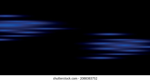 Collection effect light blue line png. Neon horizontal light line. Laser beams, horizontal blue light rays.Beautiful neon flares. PNG. Collection effect light blue line png.