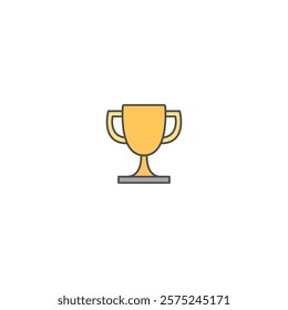 A collection of elegant trophy icons, symbolizing success and recognition, ideal for award apps, gaming achievements, sports branding, and competitions