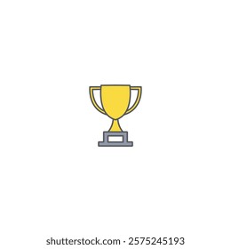 A collection of elegant trophy icons, symbolizing success and recognition, ideal for award apps, gaming achievements, sports branding, and competitions