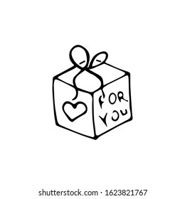 Collection of elements for the holiday Valentine's Day. Graphic elements are made in the vector.