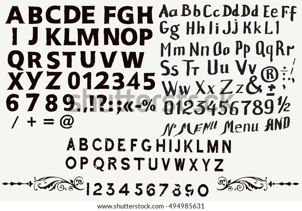 english fonts collection
