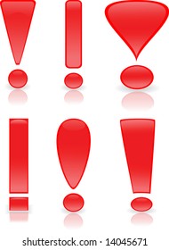 Collection of exclamation marks