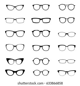 Collection of eye glasses