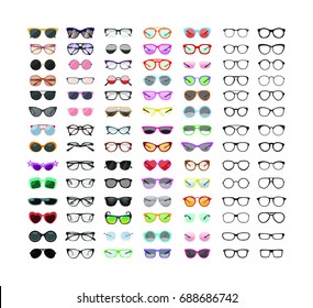 Collection Of Eyewear, Sunglasses.