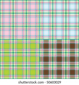 Collection of fashion fabrics texture pattern