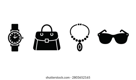 Collection of fashionable personal items