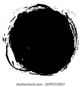La colección presenta pinceladas de tinta negra ideales para fondos grunge.