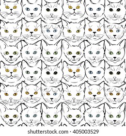 94 Van Pattern Cat Images, Stock Photos & Vectors 