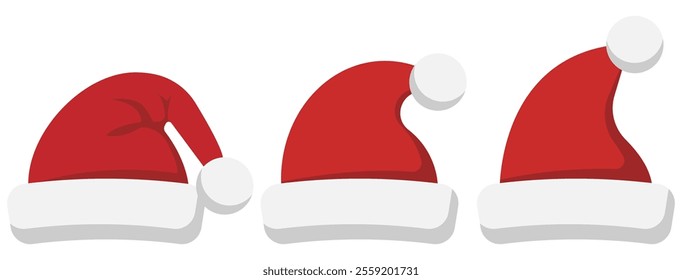 A Collection of Festive Christmas Santa Hats Perfect for Celebrating This Holiday Season