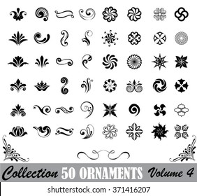 Collection of fifty ornaments