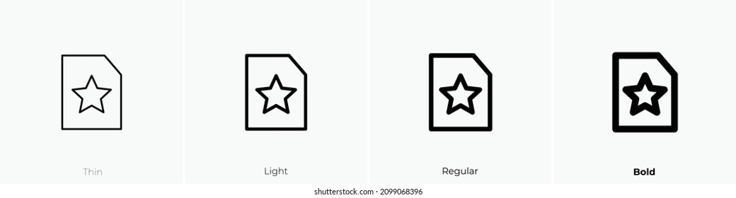 collection files icon. Thin, Light Regular And Bold style design isolated on white background