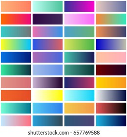 Collection Fine Gradients Suitable Web Backgrounds Stock Vector ...