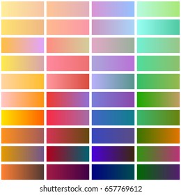 collection of fine gradients, suitable as web backgrounds and as graphic design elements