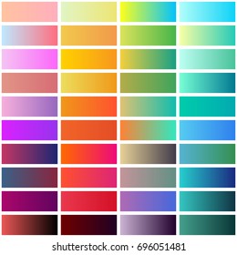 collection of fine stylish gradients, suitable as web backgrounds and as graphic design elements
