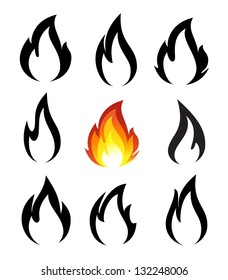 Black White Flame Images, Stock Photos & Vectors | Shutterstock