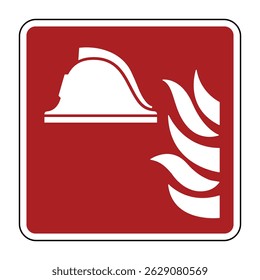 Collection of Firefighting Equipment Safety Sign for Fire Protection – High Quality Vectorial Image