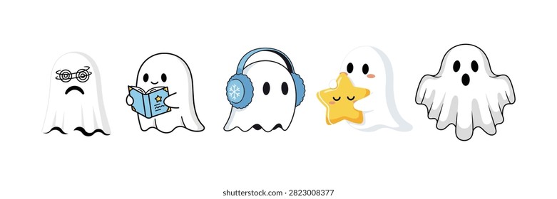 A collection five cute