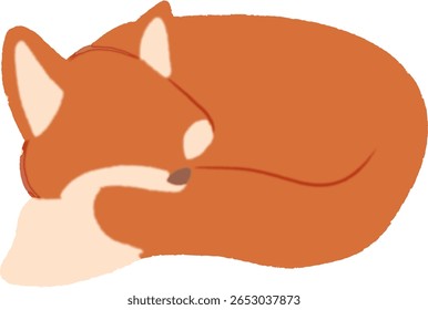 A collection of flat style fox illustrations in various poses. Clean vector elements, suitable for books, stickers, and digital projects. Single object, minimal and playful