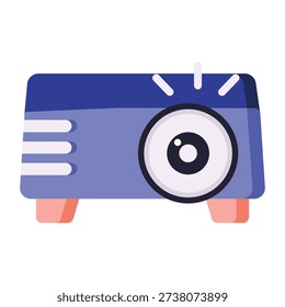 Collection of Flat Style Office Icons 


