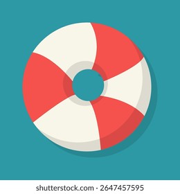 Collection of flat summer icons including tropical elements, beach items, and travel essentials. Perfect for web, apps, posters, and seasonal designs.