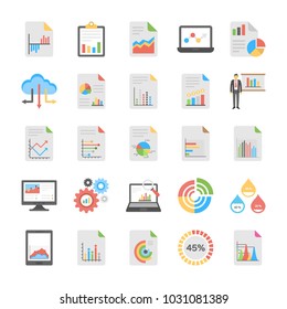 Collection Of Flat Vector Icons