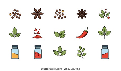 A Collection of Flavorful Herbs Spices and Seasonings for Culinary Creations