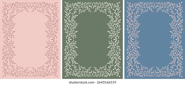 Collection of floral luxury frames, vintage vector borders, corner with ornate swirls. Old pattern for greeting card, wed invitation, menu, royal certificates, graphic design elements, packaging, cove