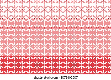 Collection of flower pattern with different colors