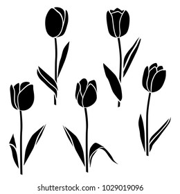 12,363 Tulip contour Images, Stock Photos & Vectors | Shutterstock