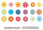 Collection of flowers. abstract origami flower background. style for banners, wallpaper, posters, websites, online shopping.Vector illustration  botanical design and creative idea,eps 10.