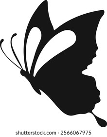 Collection of Flying Butterfly Silhouette Illustration