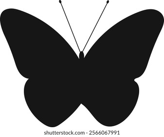 Collection of Flying Butterfly Silhouette Illustration