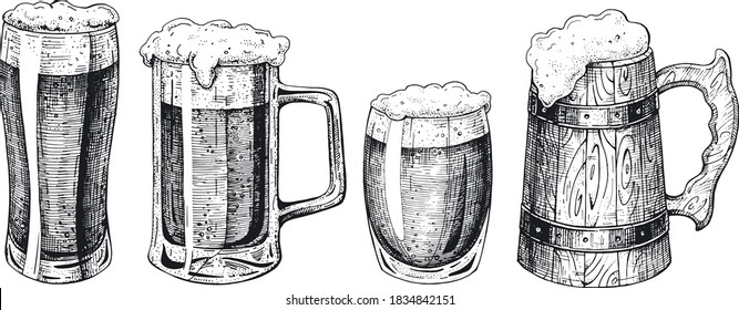 13,831 Beer mug sketch Images, Stock Photos & Vectors | Shutterstock