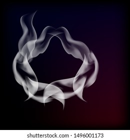 Collection of fonts or letters from smoke, modern white smoky, smoky Tattoo fonts. Hot alphabet, ABC smoke. Smoke typography. lettring smoke, the letter O