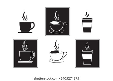 Set für die Kollektion von Essenslinien. Icon flacher Stil für Stock-Vektorgrafik. Unterschreiben Sie Restaurant für Logo, Badewannen, Management, Menü, Illustration. Set 2