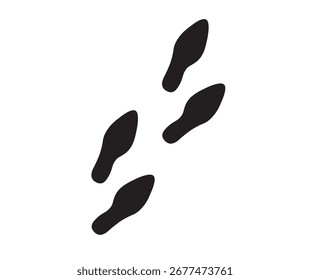 Iconos de huellas de colección, archivo EPS totalmente editable de Vector Illustrator. 