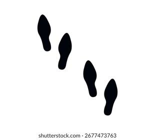 Iconos de huellas de colección, archivo EPS totalmente editable de Vector Illustrator. 