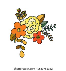collection forest fern eucalyptus  art foliage natural
leaves herbs in line style. Decorative beauty elegant illustration 
for design Vector flower
