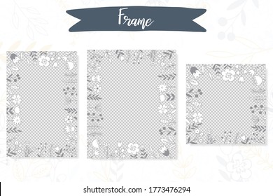 collection forest fern eucalyptus art foliage natural leaves herbs in line style. Decorative beauty elegant illustration for design hand drawn flower
