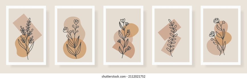 collection forest fern eucalyptus  art foliage natural
leaves herbs in line style. Decorative beauty elegant illustration 
for design Vector flower Botanical