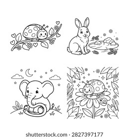 A collection four charming
