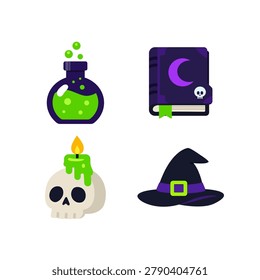 Collection four flat design