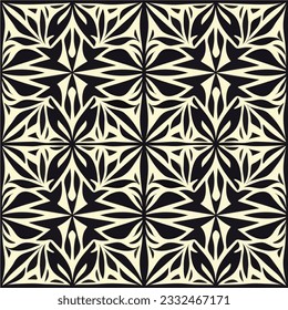 Colección de cuatro sofisticados diseños geométricos en blanco y negro. Estos patrones de damasco presentan una estética de baldosas intrincada y se pueden repetir sin problemas, lo que los hace ideales para diversos tipos de baldosas.
