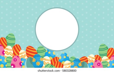 Collection of frame easter theme