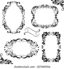 Collection of frame and element design