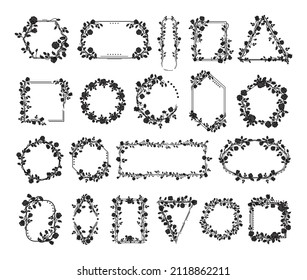 Collection of frames from climbing roses.